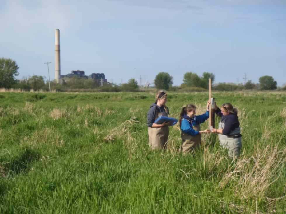 sediment core sampling
